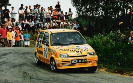 Jacek Sikora i Marek Kaczmarek - Fiat Cinquecento Sporting.